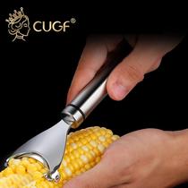 Thresher to remove corn kernels and peel corn artifact household corn peeler separator kitchen artifact corn planer