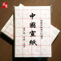 Four-foot-four-meter rice paper blank half-life Xuan mature calligraphy practice paper for beginners 2 options