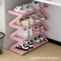 Shoe rack simple household small narrow doorway multi-layer storage rack new installation-free foldable shoe cabinet