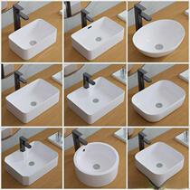 Above counter basin small size balcony above counter wash basin art ceramic wash basin single basin home bathroom basin