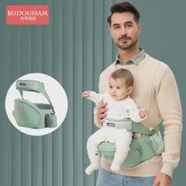 Baby carrier baby waist stool single stool lightweight baby stool waist protector four-season breathable front-hold baby holding tool