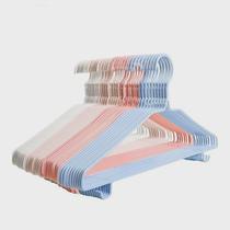 Adult clothes hangers thickened and hardened household clothes hangers dust-proof bathroom 50 clothes hangers adult 40cm purple large size