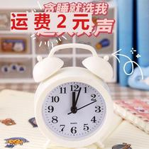 家用马蹄钟床头学生儿童起床闹钟现代简约桌面装饰台钟懒人时钟