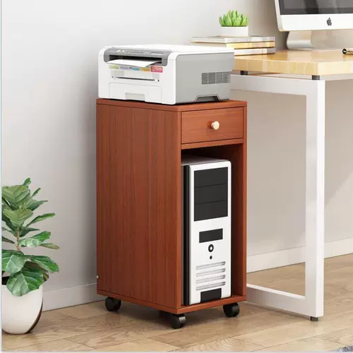 Простая печатная стойка может переместить раму хоста компьютера и поместить на стол для шкива на стойке для хранения.