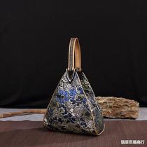 中国风特色中式三角女士包时尚复古包南京云锦手提包旗袍包