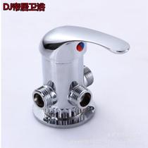 Solar water heater mixing valve switch shower set faucet bathroom copper body old-fashioned hot and cold valve with water