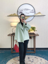  9476 high-end Australian wool early autumn short cashmere coat
