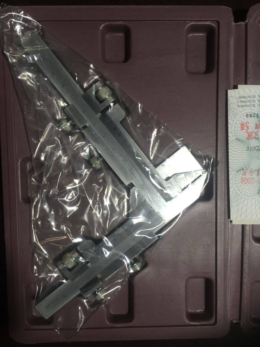 Tooth thickness vernier caliper 1-25m (upper measurement) package inspection
