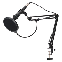 Anchor live condenser microphone cantilever bracket Microphone desktop universal suspension shock absorption frame spray-proof net