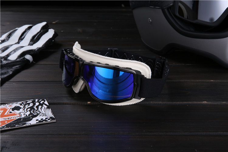 AMZ kính râm retro mũ bảo hiểm xe máy Kính Harley off-road thí điểm đầu máy kính râm - Xe máy Rider thiết bị găng tay đi xe