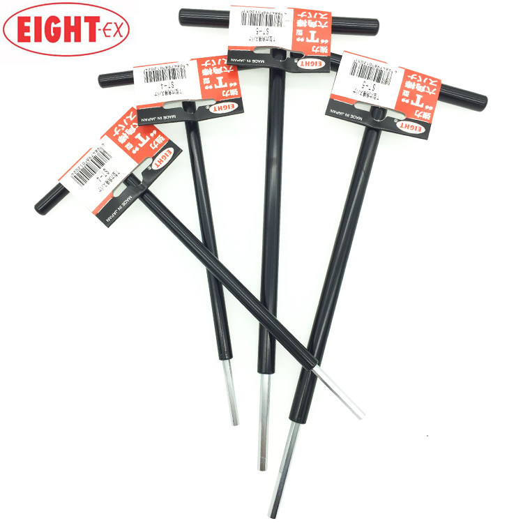 Japan Baili imports extended flat head inner hexagonal T-type wrench screwdriver metric extra long T handle inner hexagonal wrench