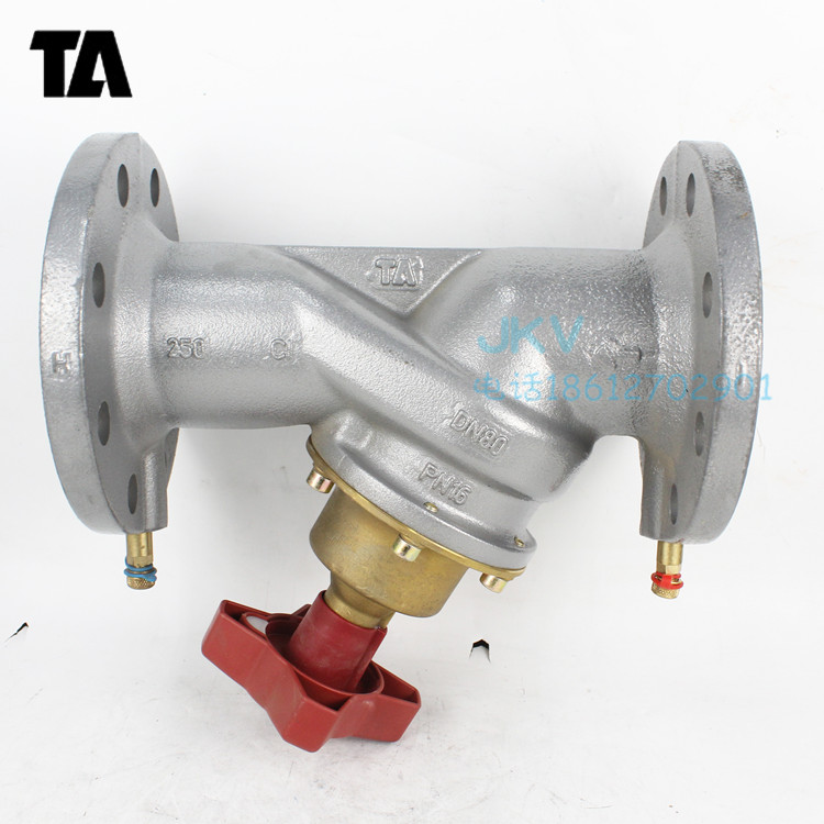 TA cast iron flange manually adjusted static balance valve STAF water balance PN16 DN80 original dress