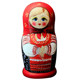 Russian characteristic 7-layer matryoshka Chinese style creative handmade gift wooden birthday gift New Year's Spring Festival souvenir