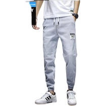 Floss jeans mens loose toe Tide brand Harlan pop casual youth multi-pocket zipper trousers