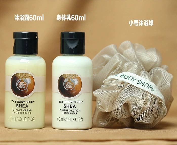 Anh chính hãng THE BODY SHOP Shea Deep Moisturising White 3 Piece Body Care Set Hộp quà tặng