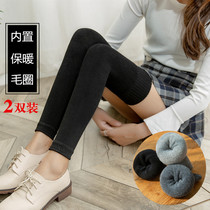 New autumn and winter cotton wool ring leg guards over knee socks old cold legs thick knee pads extended thick warm women anti-decline