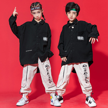 Hip-hop children street dance suit boy function personalized shirt jeans girl jazz rack drum show tide suit