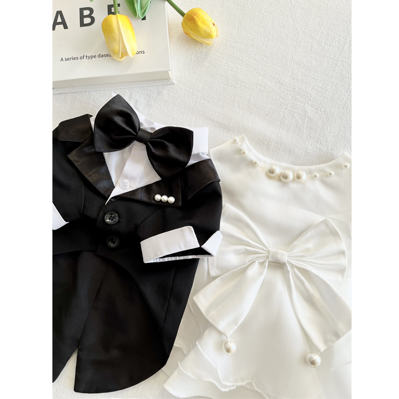 Pet Dog Wedding Clothes, Suits, Formal Wear, Teddy, Schnauzer, Corgi, Small and Medium to Large Dogs Suits Pet Dog Wedding Clothes, Suits, Formal Wear, Teddy, Schnauzer, Corgi, Small and Medium to Large Dogs Suits