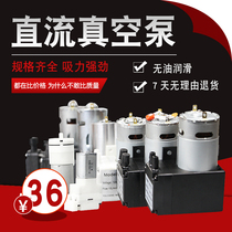 Small micro DC vacuum pump positive and negative pressure pump suction pump diy air pump oxygen meter DC12V24v