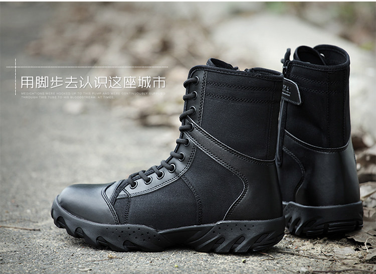 Boots militaires pour homme - amortissement - Ref 1397864 Image 10