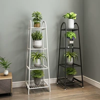 Цветочная стойка Балкон Внутренняя Гостиная Украшение Многослойные железные полки.