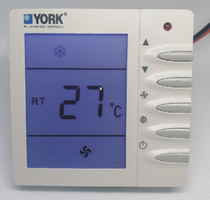 YORK YORK water system central air conditioning thermostat LCD wire-controlled three-speed switch fan coil panel