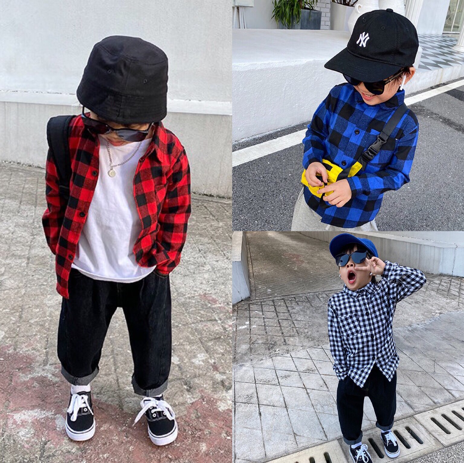 Hu Da Teeth Children's Clothing 2020 Spring - Autumn Boys with a 3 - color base plate shirt can be worn single - suitable coat