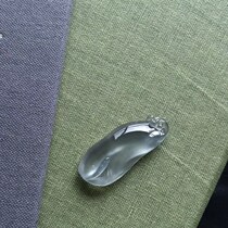 Revealed Yangmei jade all naughty jade cabinet natural emerald Myanmar A stock of high ice such as fish to get water