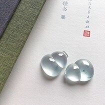 Revealed Yangmei jade all naughty jade cabinet natural emerald Myanmar A goods glass seed floating gourd