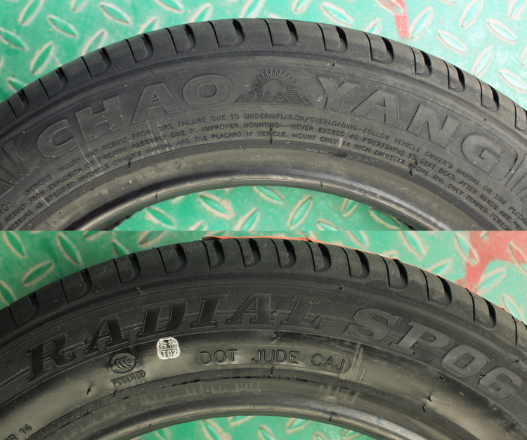 Chaoyang Auto Tyre 165 / 60R14 Inch SP06 Changan Benben Geely Panda BYD F0 Tyre - Lốp xe lốp oto