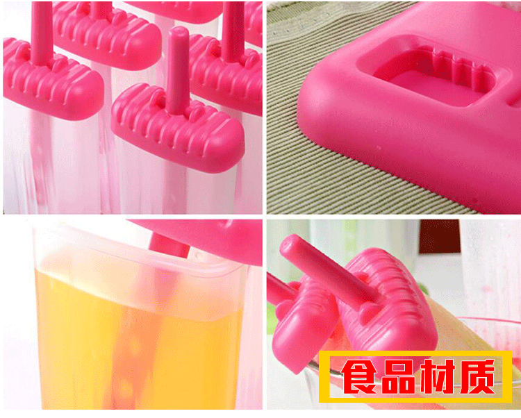 Tự làm kem khuôn phim hoạt hình popsicle thanh đông lạnh đá bào kem kem nhà làm hộp popsicle - Tự làm khuôn nướng khay làm kem
