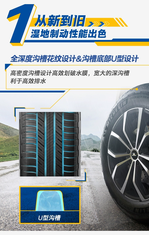 Lốp Michelin 225/65R17 106H Lvyue phiên bản nâng cao phù hợp cho Lexus rav4 Angkway