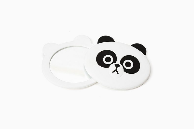 LINE BẠN B fat người bạn béo ở lại gương hoạt hình gương trang điểm ngoại vi gương mỏng phần di động gương thay đồ - Carton / Hoạt hình liên quan ảnh sticker cute