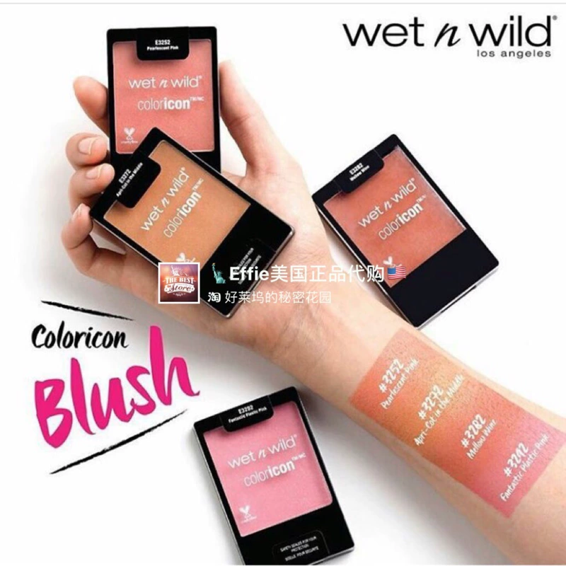 Phấn má hồng đơn sắc Wet N Wild Color Icon chính hãng của Mỹ - Blush / Cochineal