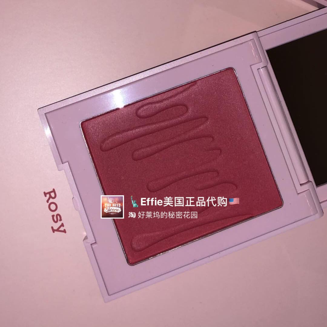 [Trên đường xác thực] Hoa Kỳ Kylie mới Blush màu hồng cam đơn sắc khả năng sửa chữa Má hồng nhiều màu tùy chọn - Blush / Cochineal má hồng the face shop