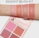 [Spot] Phấn má hồng 4 màu Anastasia Beverly Hills chính hãng Mỹ - Blush / Cochineal