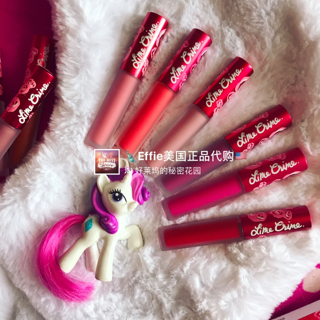[Spot] Mỹ chính hãng Lime Crime Unicorn Velvet Matte Lasting Lipstick Matte Lip Gloss - Son bóng / Liquid Rouge 	son bóng có nhũ