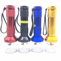 Flashlight fully automatic electric cigarette lighter metal sharp three-head grinding machine lady grinding powder cake bulk powder repair