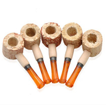 Natural Corn Stick Tobacco Hopper New Hands Starter Practicing Hand Smoke Bucket Filter Type Tobacco Special Hospitality Corn Core Smoke Bucket