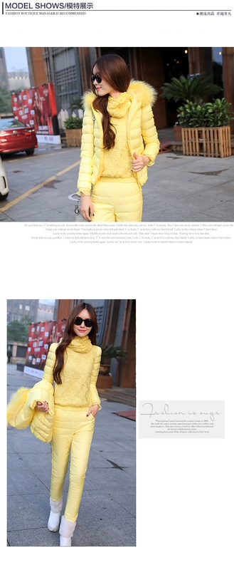 2019 thu đông mới cotton mới ba mảnh vest xu hướng vest nữ xuống cotton với cổ áo áo phao béo nữ