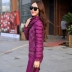 2019 thu đông mới cotton mới ba mảnh vest xu hướng vest nữ xuống cotton với cổ áo áo phao béo nữ Bông