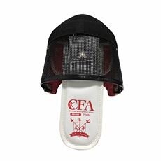 Маска для фехтования 新款cfa700n比赛花剑重佩剑护面双保险扣可脱卸击剑器材头盔面罩