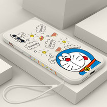 Side Doraemon vivox30pro Mobile Phone Case vivox30 Pattern Straight Side Creative Soft Shell Tide Brand Liquid X30 Couple Silicone Anti-Fall Lens Full Enclosed Men and Women Protective Cover