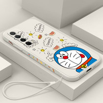 Side Doraemon Huawei enjoys 20se mobile phone case Huawei enjoys 20pro creative Tide brand all-inclusive soft shell cute pattern liquid enjoy 20z silicone anti-drop protection cover for men and women
