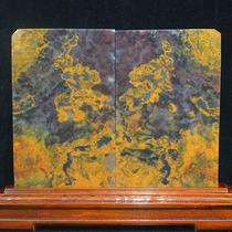 Guilin Chicken blood stone Qishi Chicken blood jade ornamental stone Collection stone boutique ornaments Original stone stone jade screen version