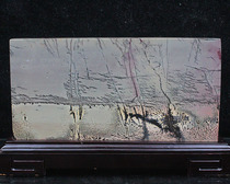 New grass flower stone original stone ornaments Guangxi Qishi Chinese painting stone Ornamental stone