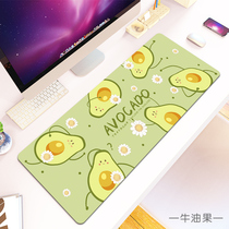 Computer Mouse Pad Increased Thickening Cute Girls Keyboard Cushion Cartoon Oversize Long style Wrist Game Electric Race Student Writing Desk Desktop Mat Set Making Original