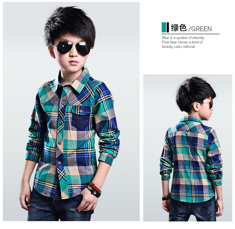 Chemise garcon à manche longue - Ref 2073807 Image 17