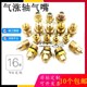 Air inflation shaft inflatable nozzle Air inflation shaft air pressure shaft air nozzle All copper air nozzle Yuanbao packaging machine tool air injection nozzle
