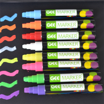 LED glass fluorescent plate special pen Electronic blackboard glitter pen Erasable graffiti set color luminous 8 colors optional